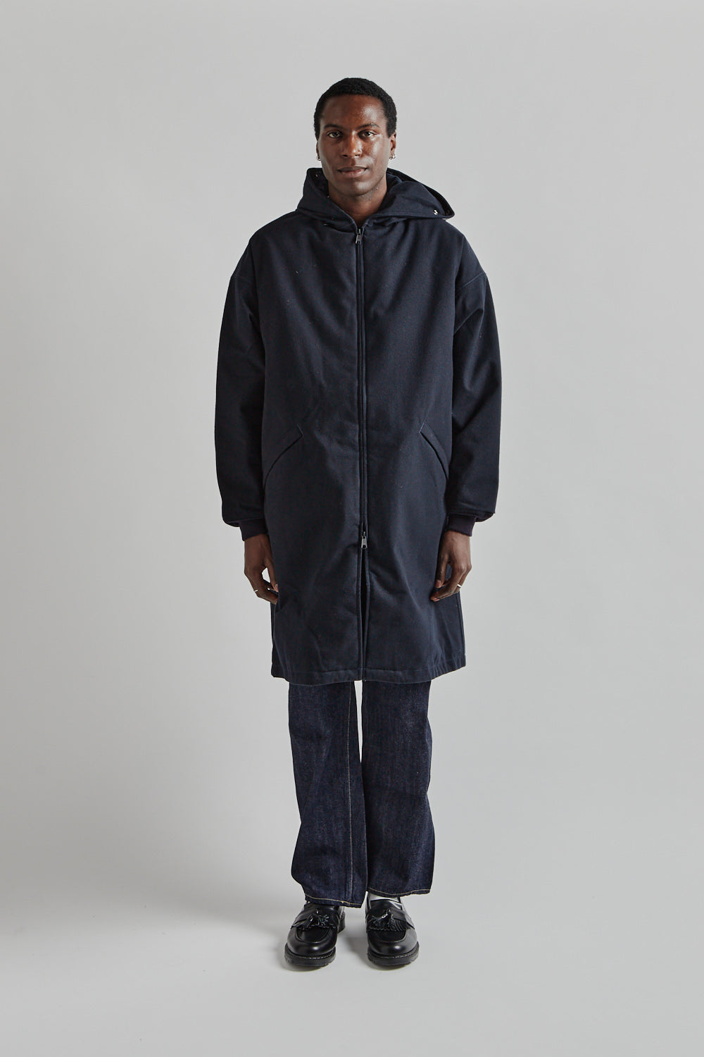 Namamica Cotton Wool Mariner Jacket Dark Navy 02