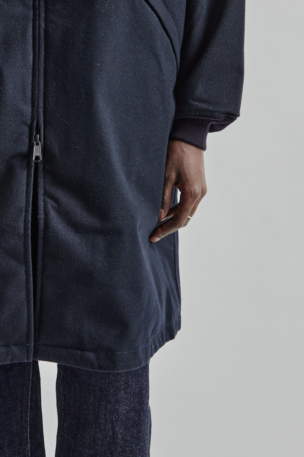 30日迄 Wool GORE-TEX Cadet Coat Down Liner Nanamica Wool GORE-TEX Cadet Coat Down Liner - Navy
