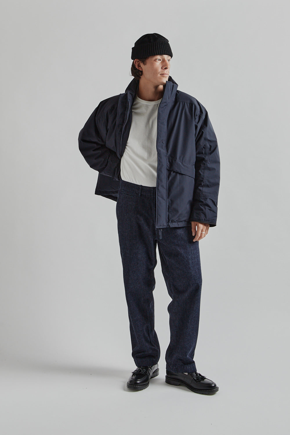 Namamica Gore Tex Short Down Jacket Navy 015