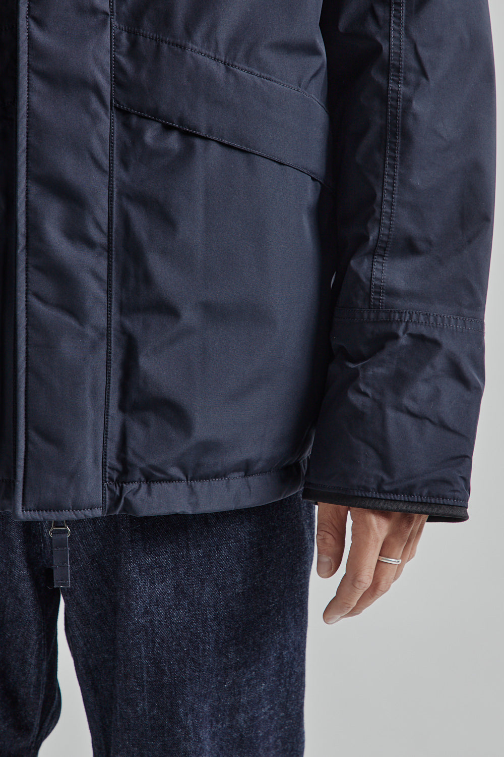 Namamica Gore Tex Short Down Jacket Navy 08
