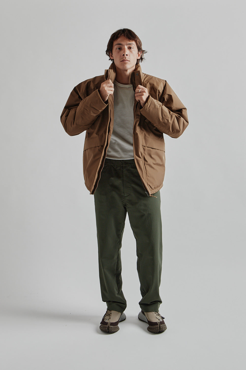 Namamica Gore Tex Short Down Jacket Wet Sand 015