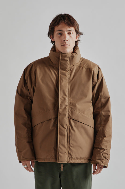 Namamica Gore Tex Short Down Jacket Wet Sand 02