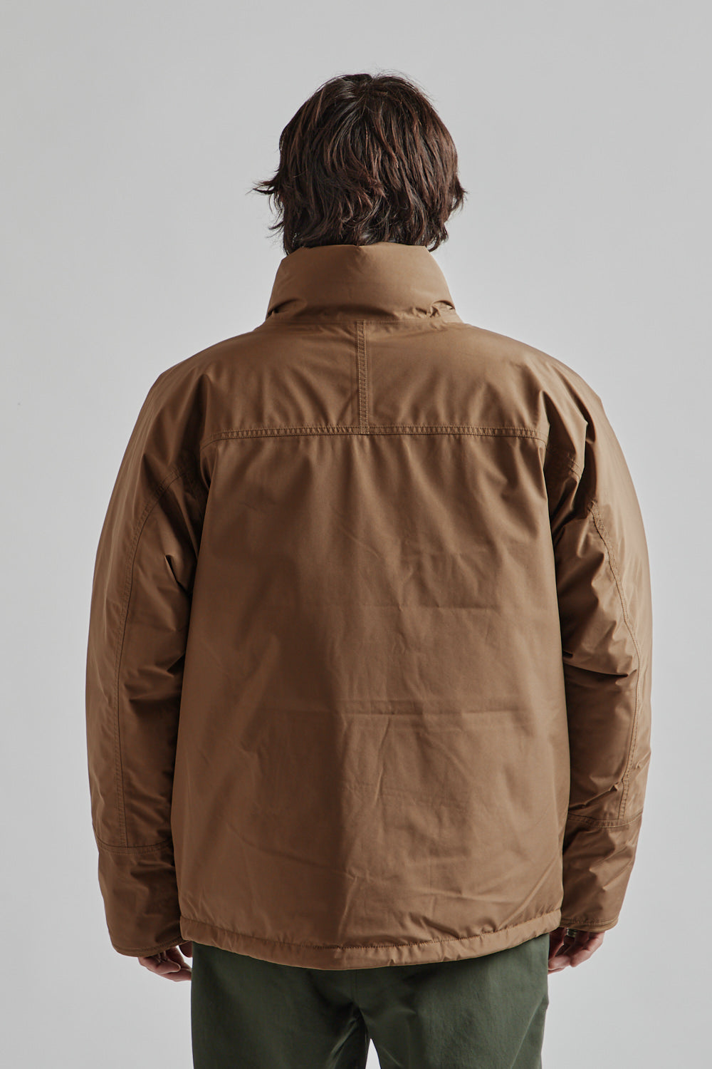 Namamica Gore Tex Short Down Jacket Wet Sand 05
