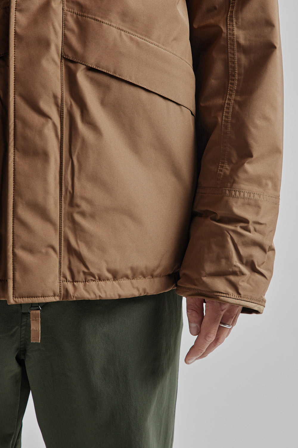 Namamica Gore Tex Short Down Jacket Wet Sand 08
