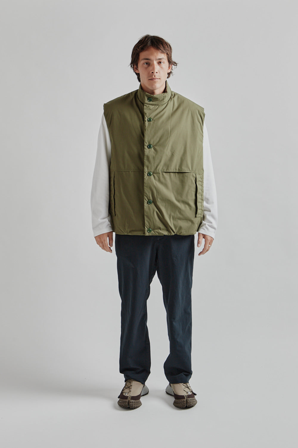 Namamica Insulation Vest Olive 01