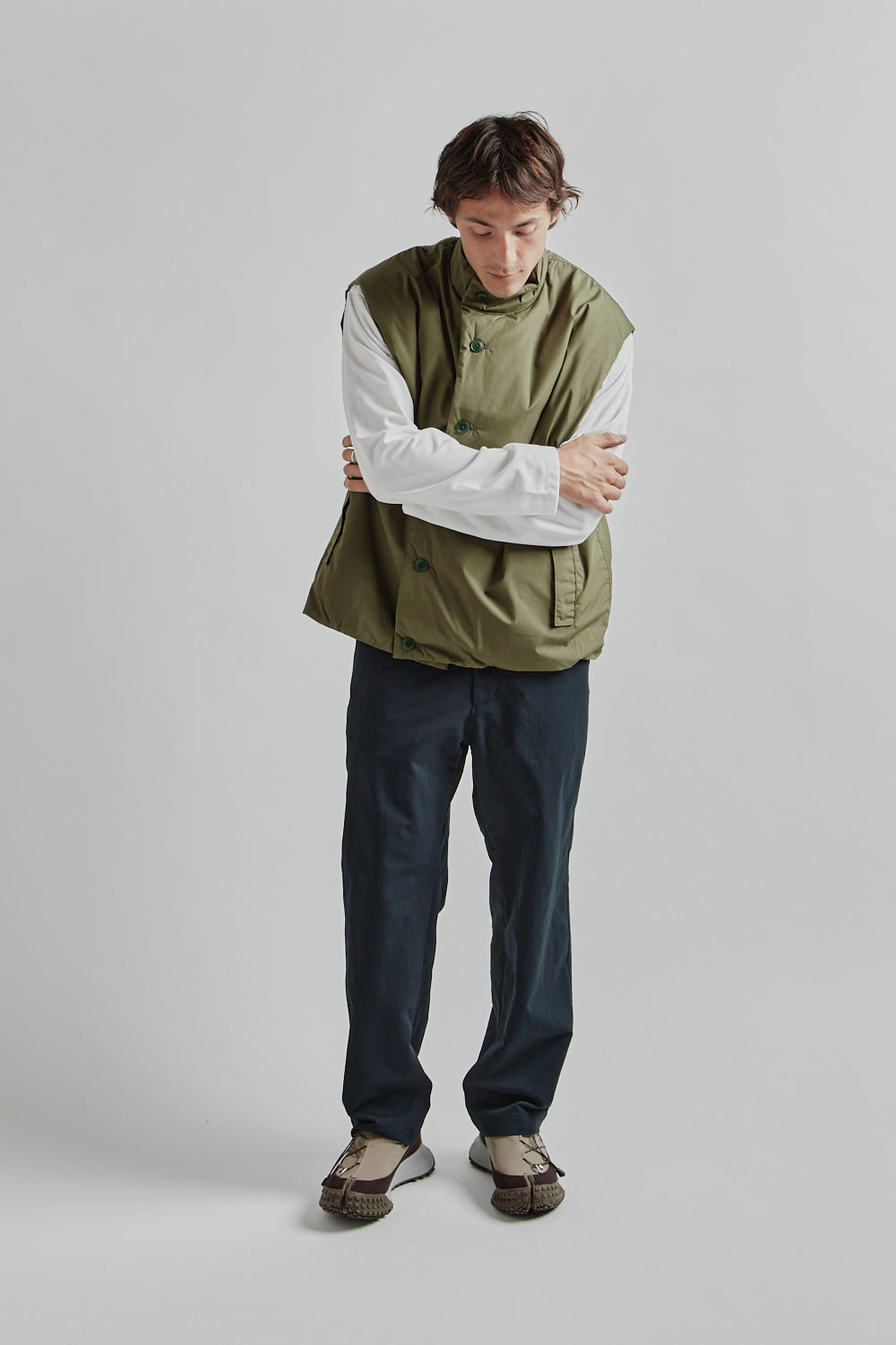 Namamica Insulation Vest Olive 010