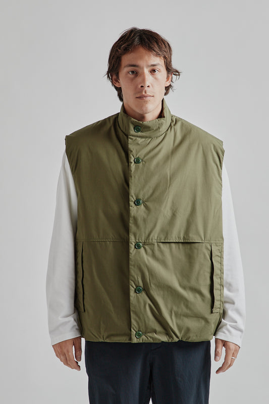 Namamica Insulation Vest Olive 02