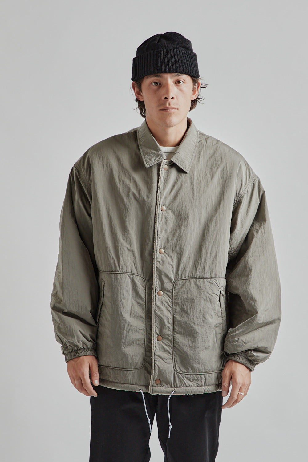 Namamica Reversible Wind Jacket Beige 02