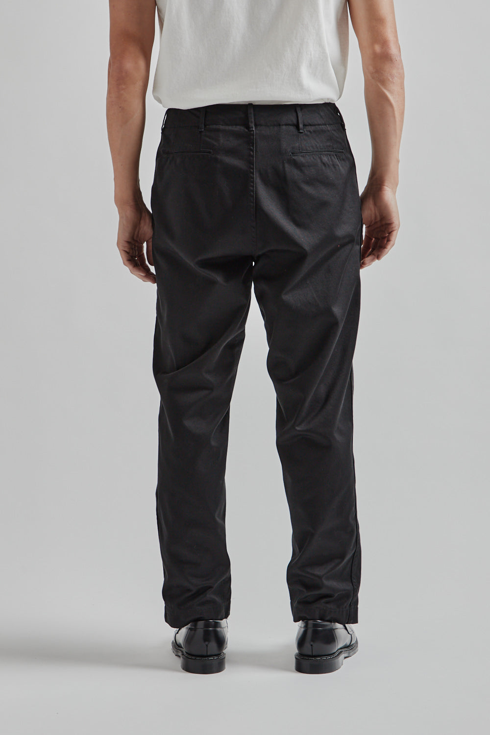 Namamica Wide Chino Pants Black 04