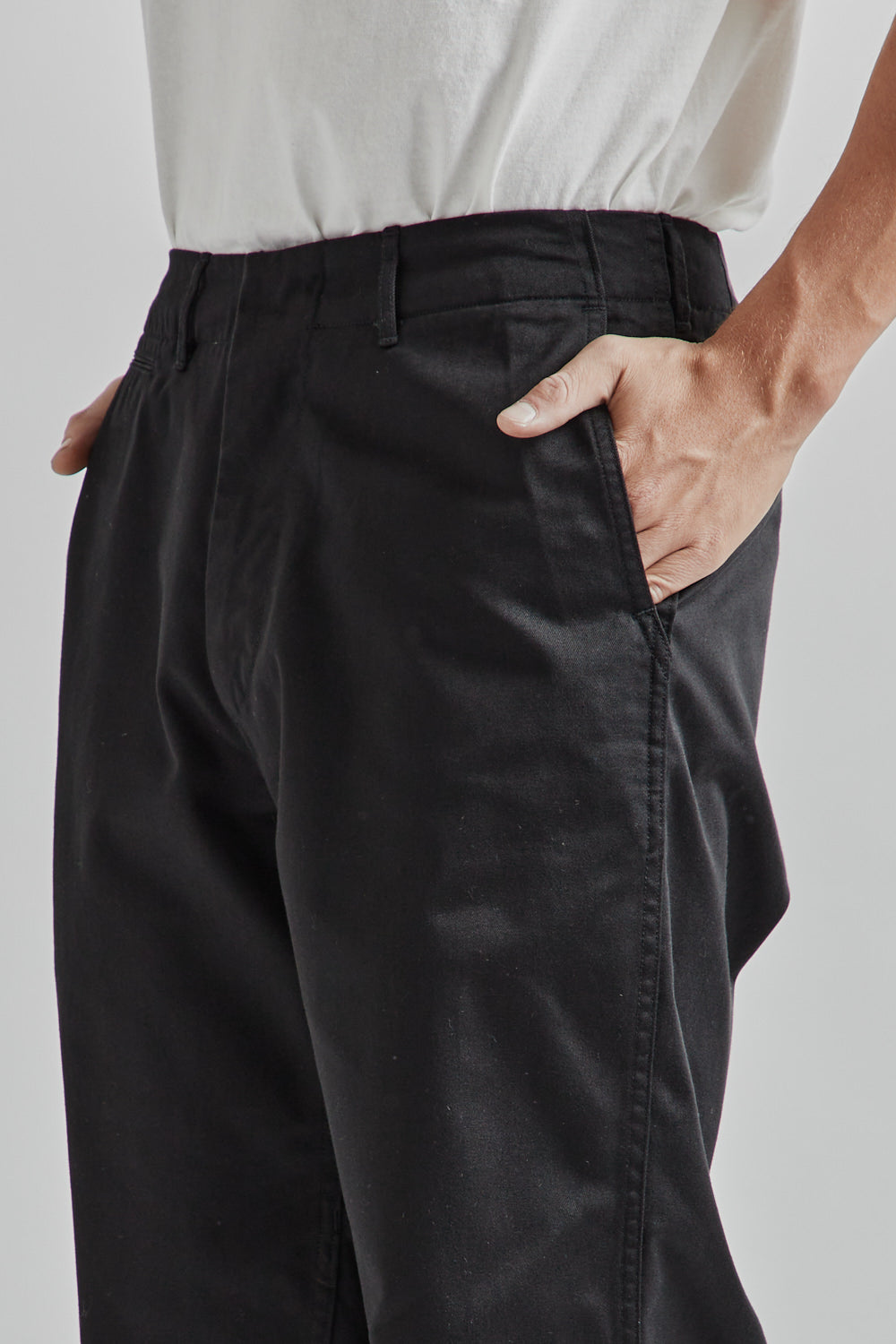 Namamica Wide Chino Pants Black 07