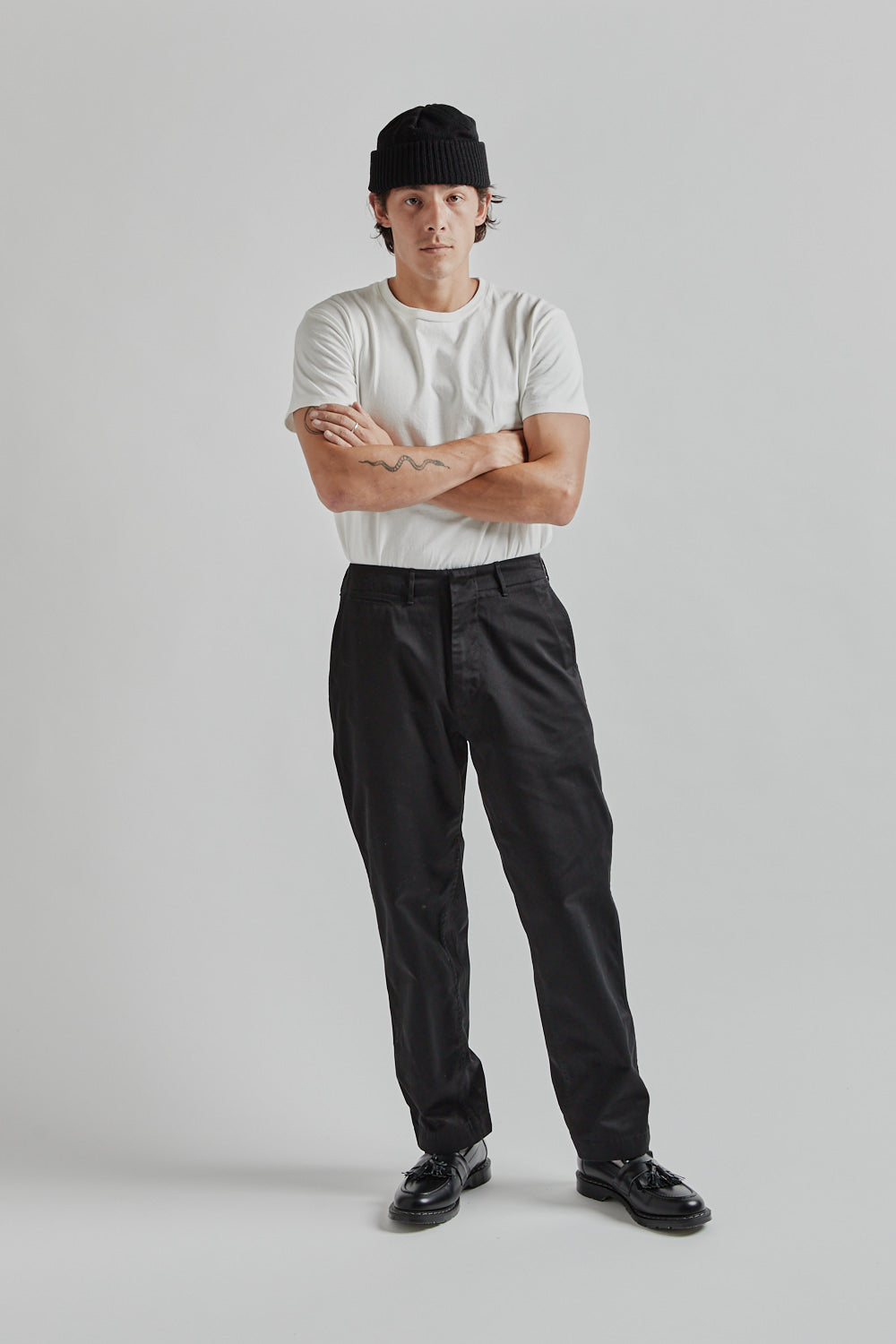 Namamica Wide Chino Pants Black 08