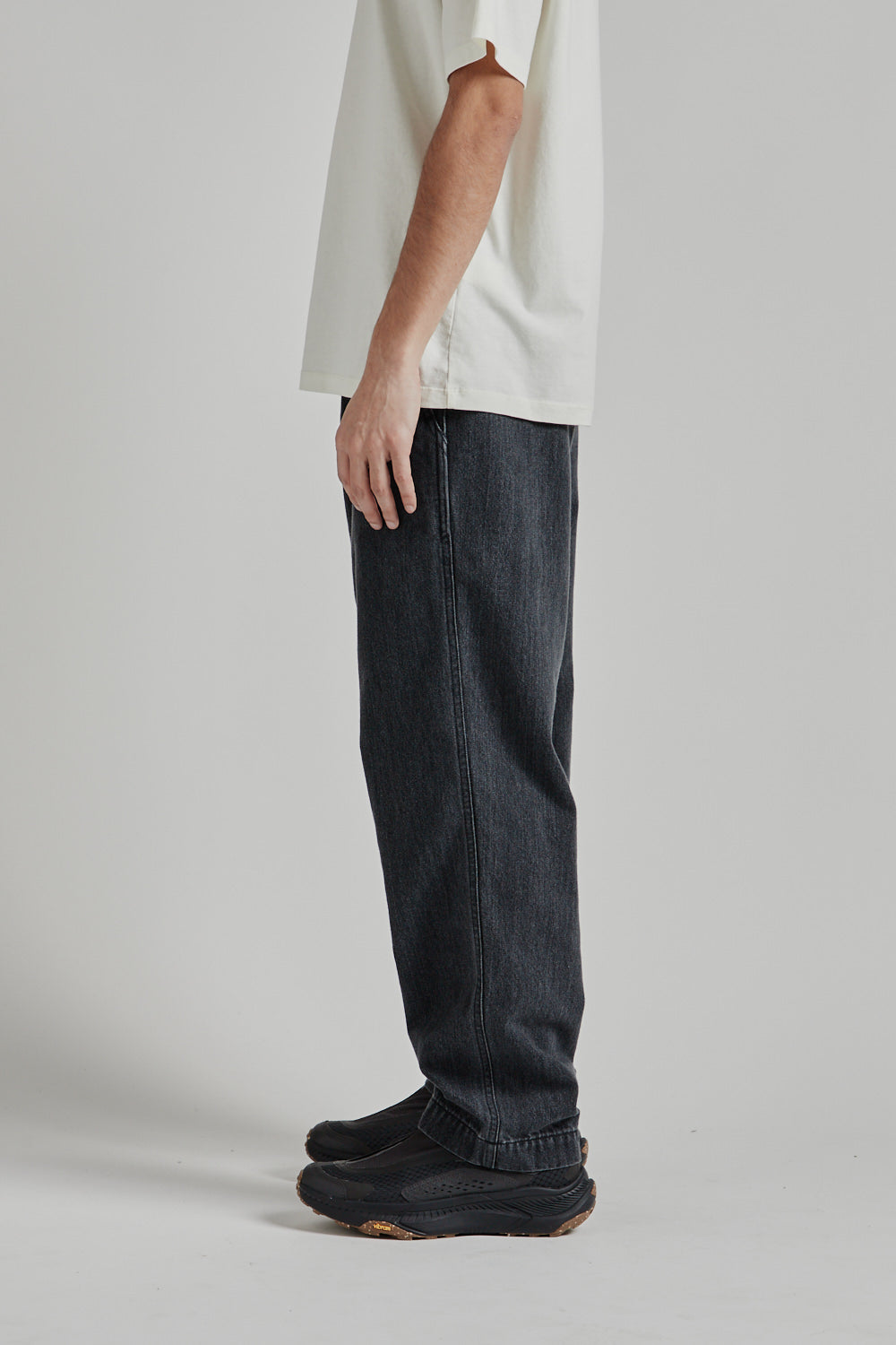 Namamica Wide Denim Pants Gray 04