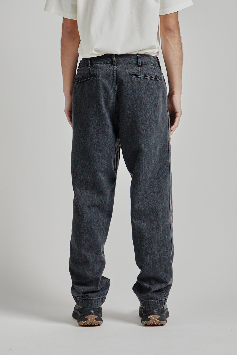 Namamica Wide Denim Pants Gray 07