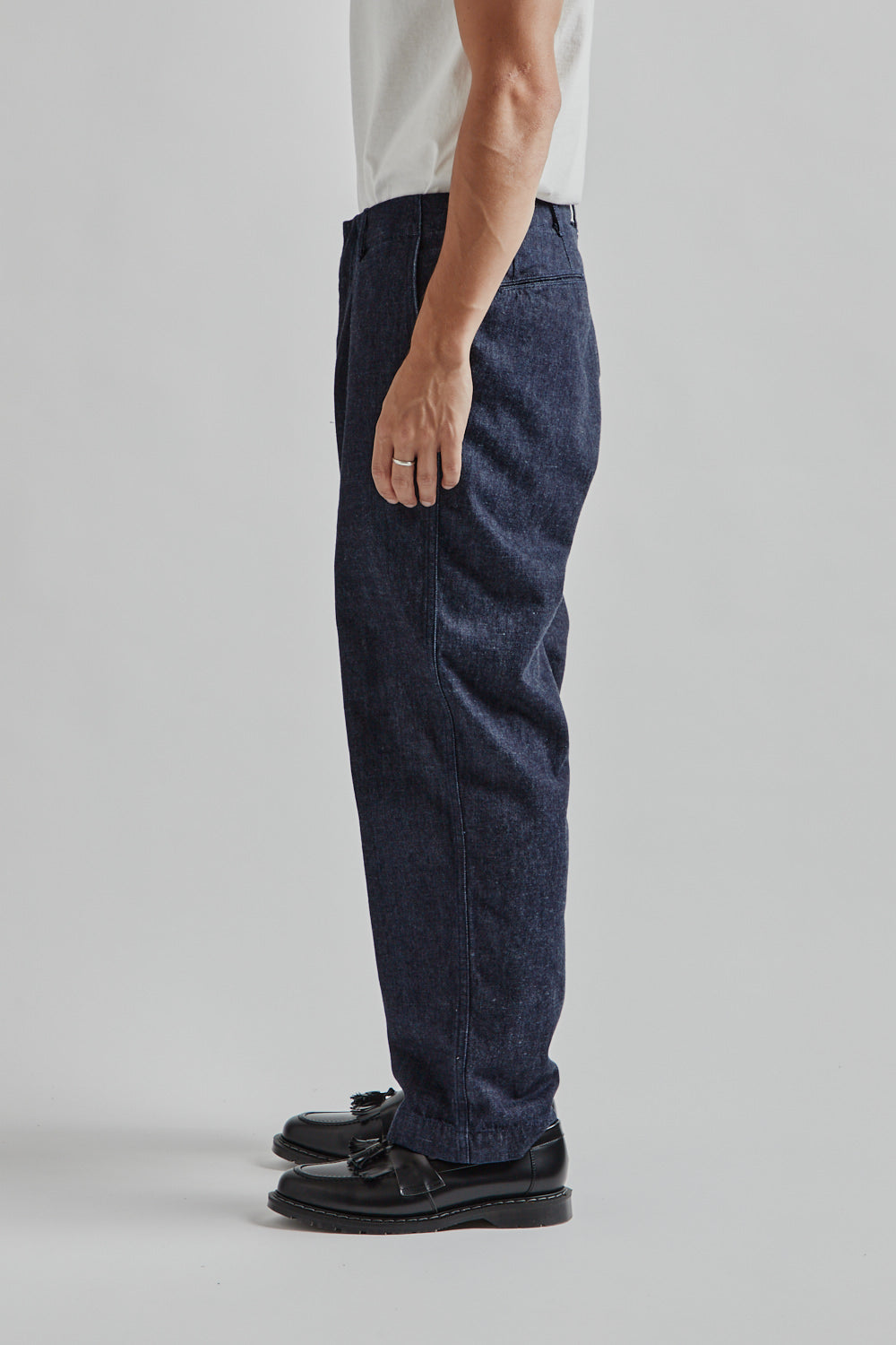 Namamica Wide Denim Pants Indigo 03