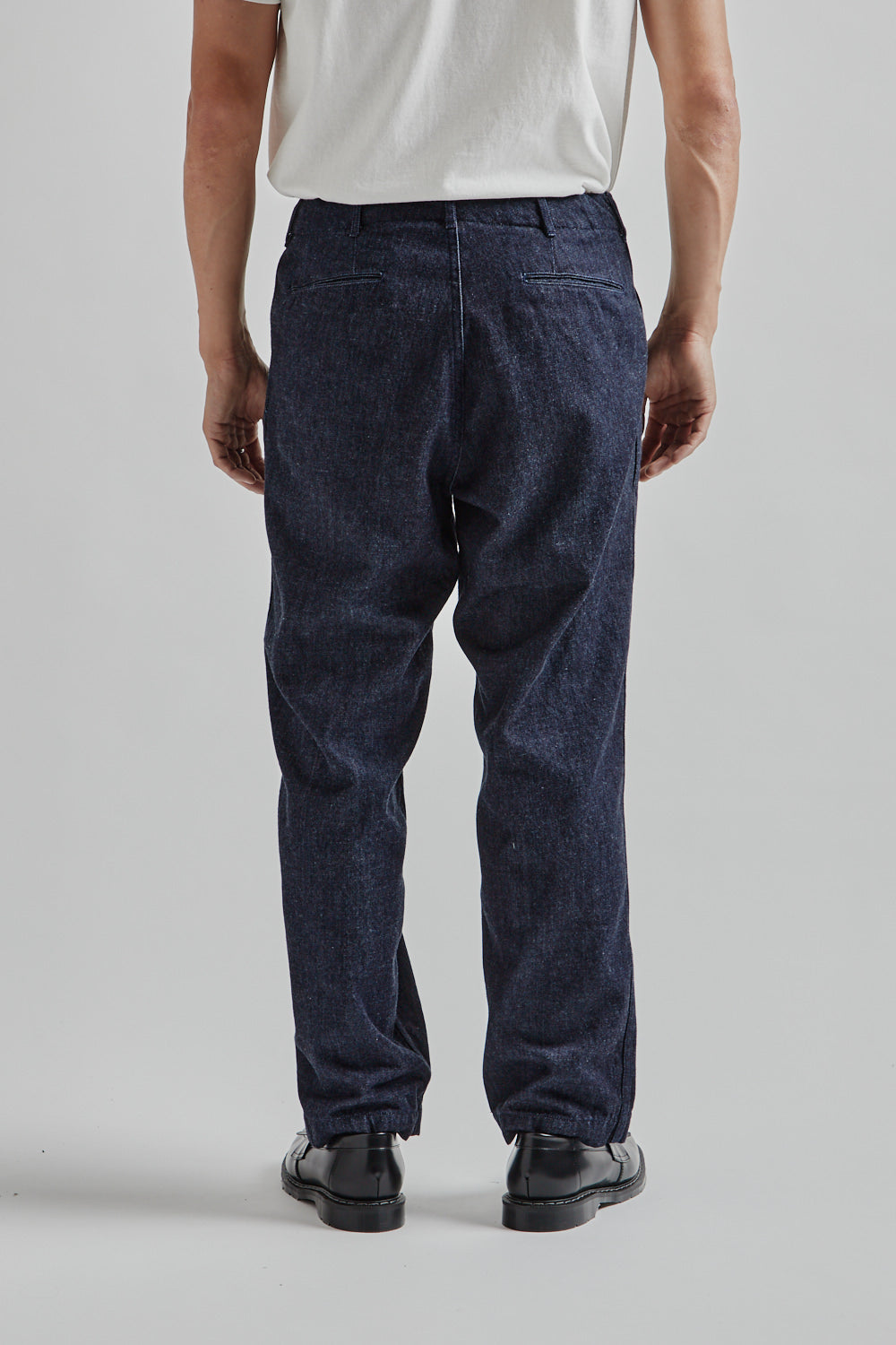 Namamica Wide Denim Pants Indigo 04