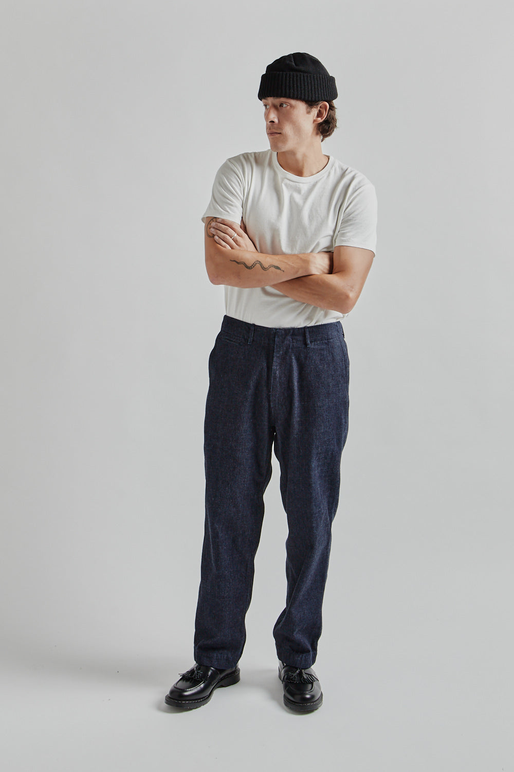 Namamica Wide Denim Pants Indigo 09