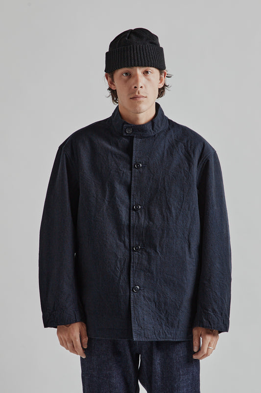 Namamica Wool Gore Tex Cadet Coat Down Liner Navy 02
