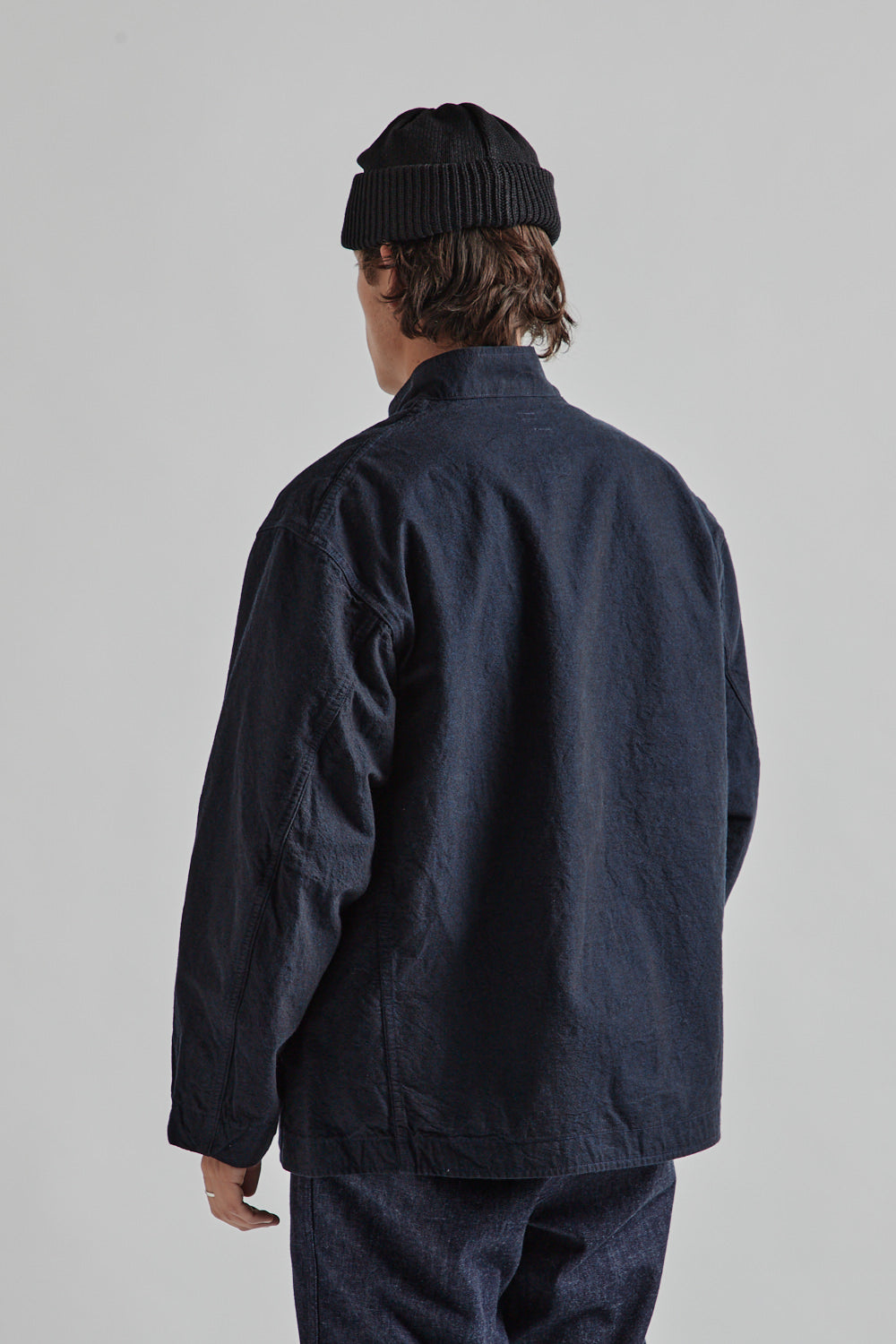 Namamica Wool Gore Tex Cadet Coat Down Liner Navy 04