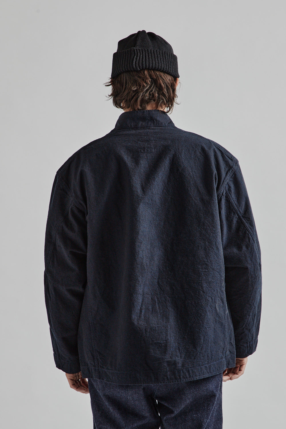 Namamica Wool Gore Tex Cadet Coat Down Liner Navy 05