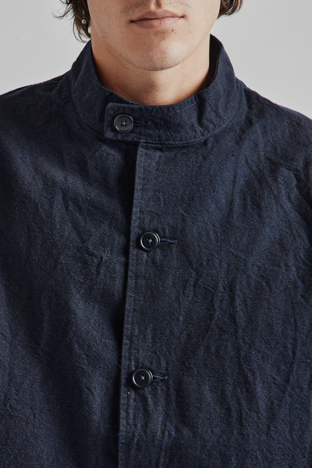 Namamica Wool Gore Tex Cadet Coat Down Liner Navy 06