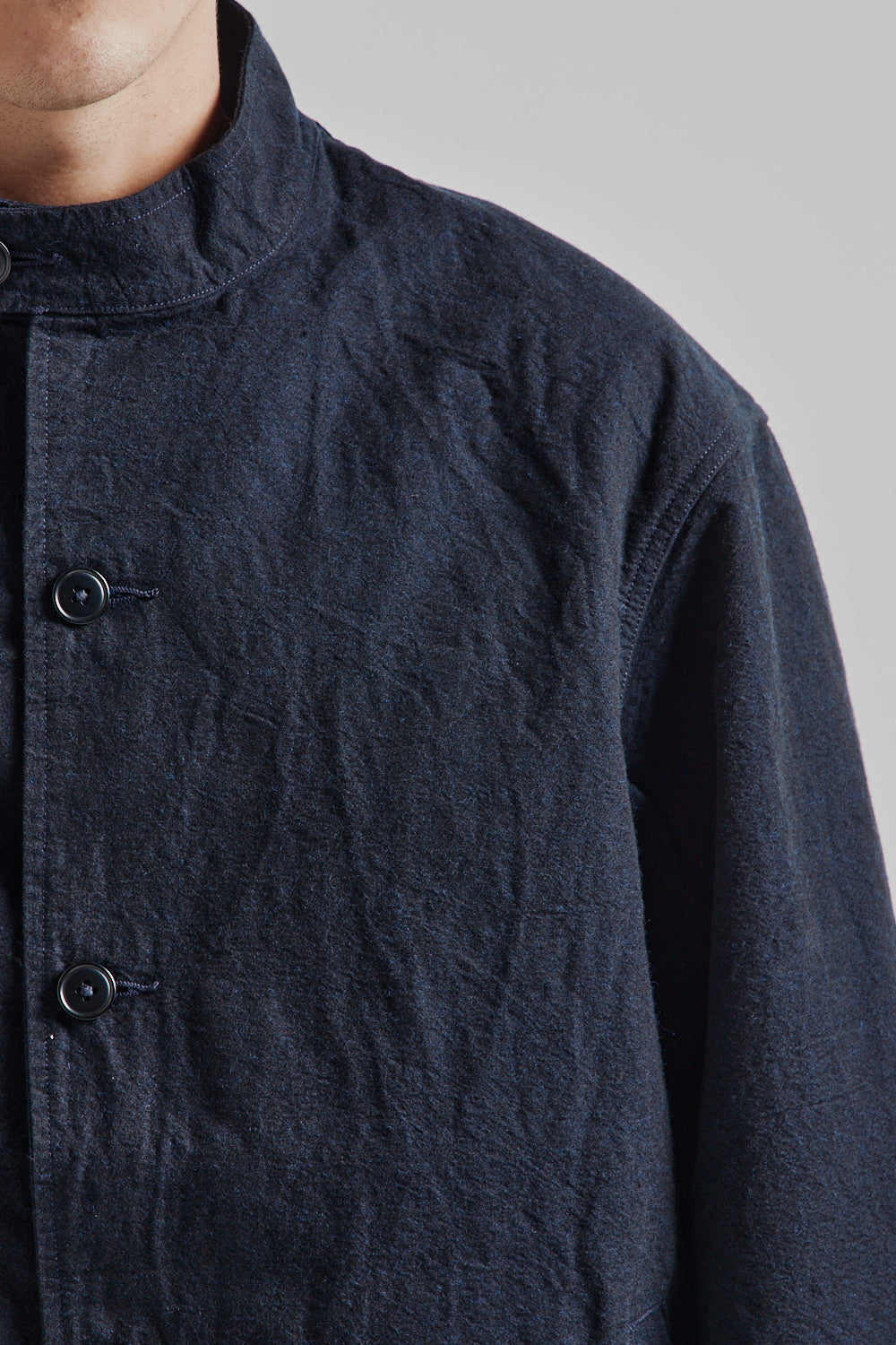 Namamica Wool Gore Tex Cadet Coat Down Liner Navy 07