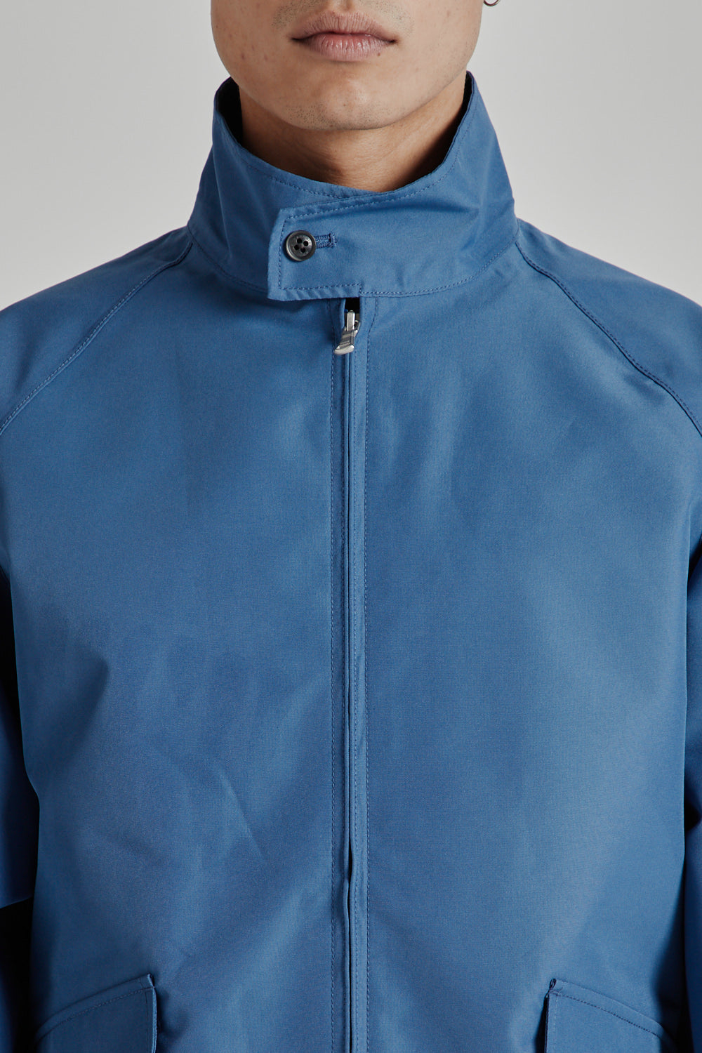 Nanamica 2L Gore-Tex Crew Jacket - Sax | Wallace Mercantile Shop