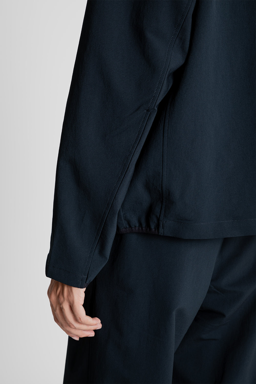 Nanamica ALPHADRY Cardigan in Black | Wallace Mercantile Shop