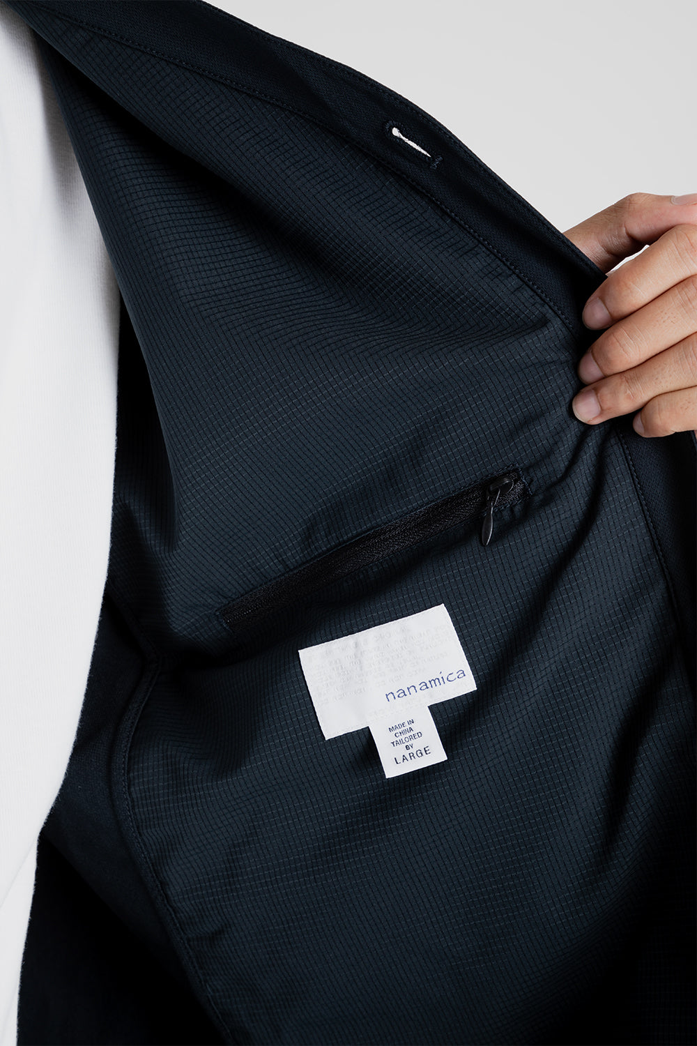 Nanamica ALPHADRY Cardigan in Black | Wallace Mercantile Shop