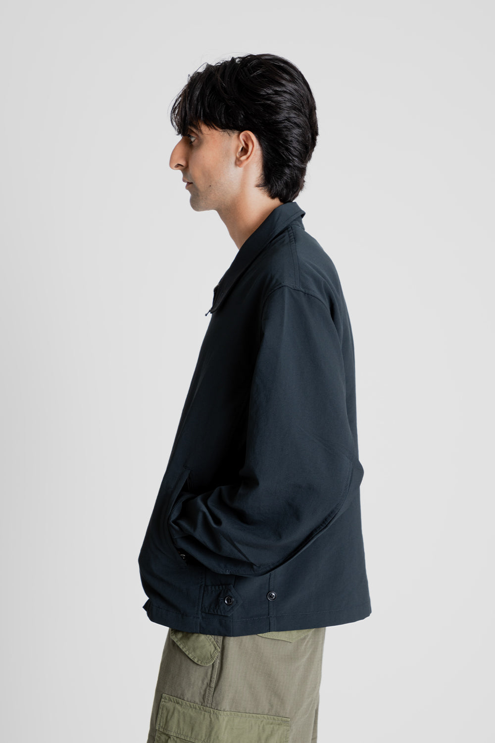 Nanamica ALPHADRY Crew Jacket - Black | Wallace Mercantile Shop