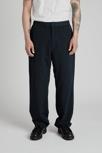 Nanamica ALPHADRY Wide Easy Pants - Black | Wallace