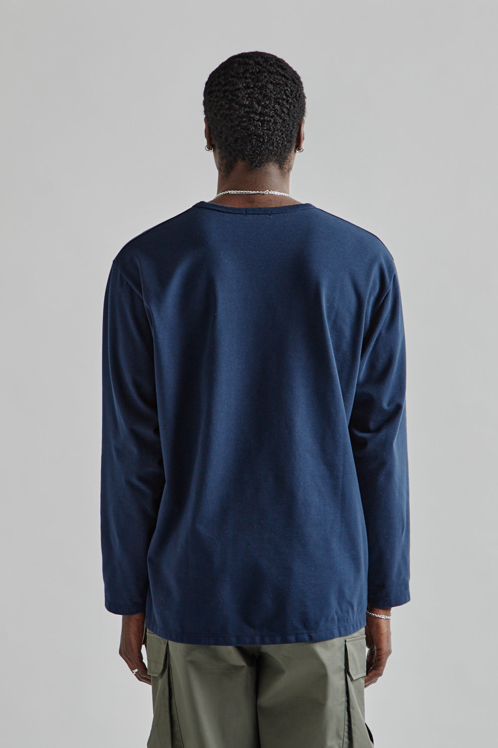 Nanamica COOLMAX Jersey LS Tee Navy 5