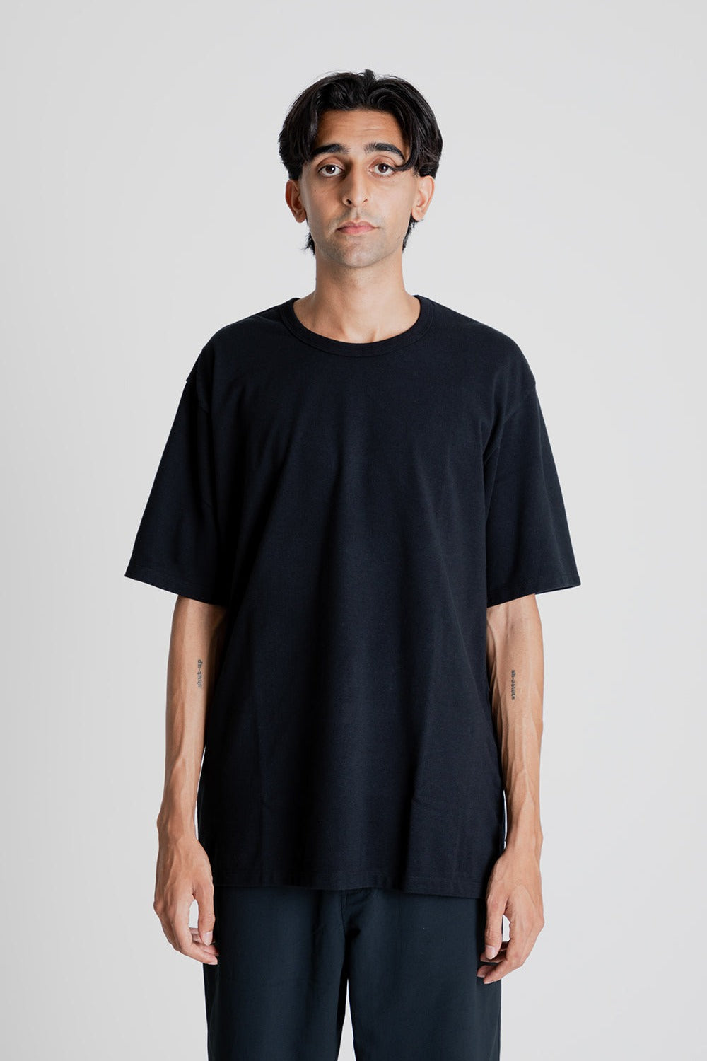 Nanamica COOLMAX Jersey Tee in Black