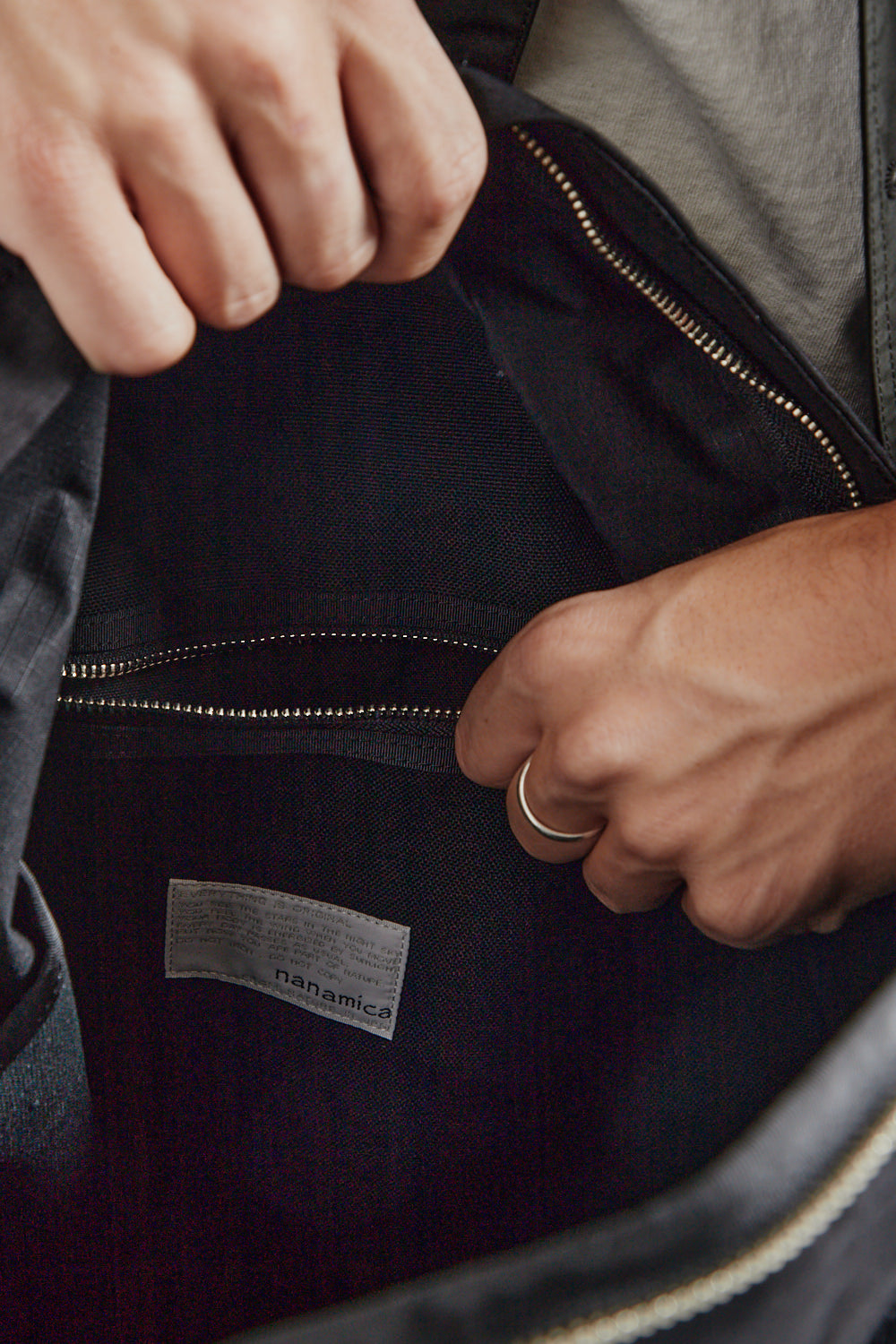 Nanamica Day Pack Black 06