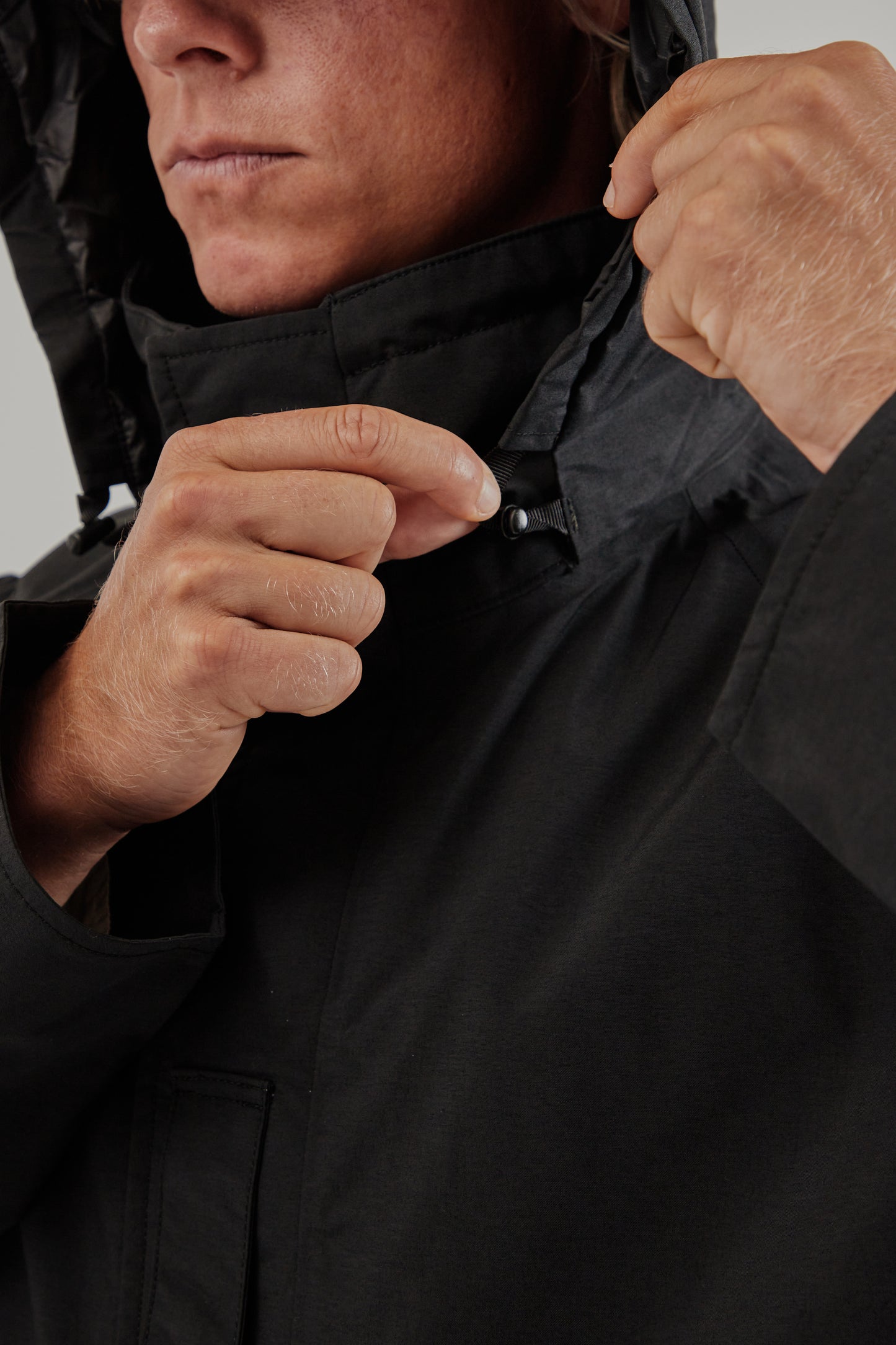 Nanamica FW25 2L Nylon Gore-Tex Cruiser Coat Black 16