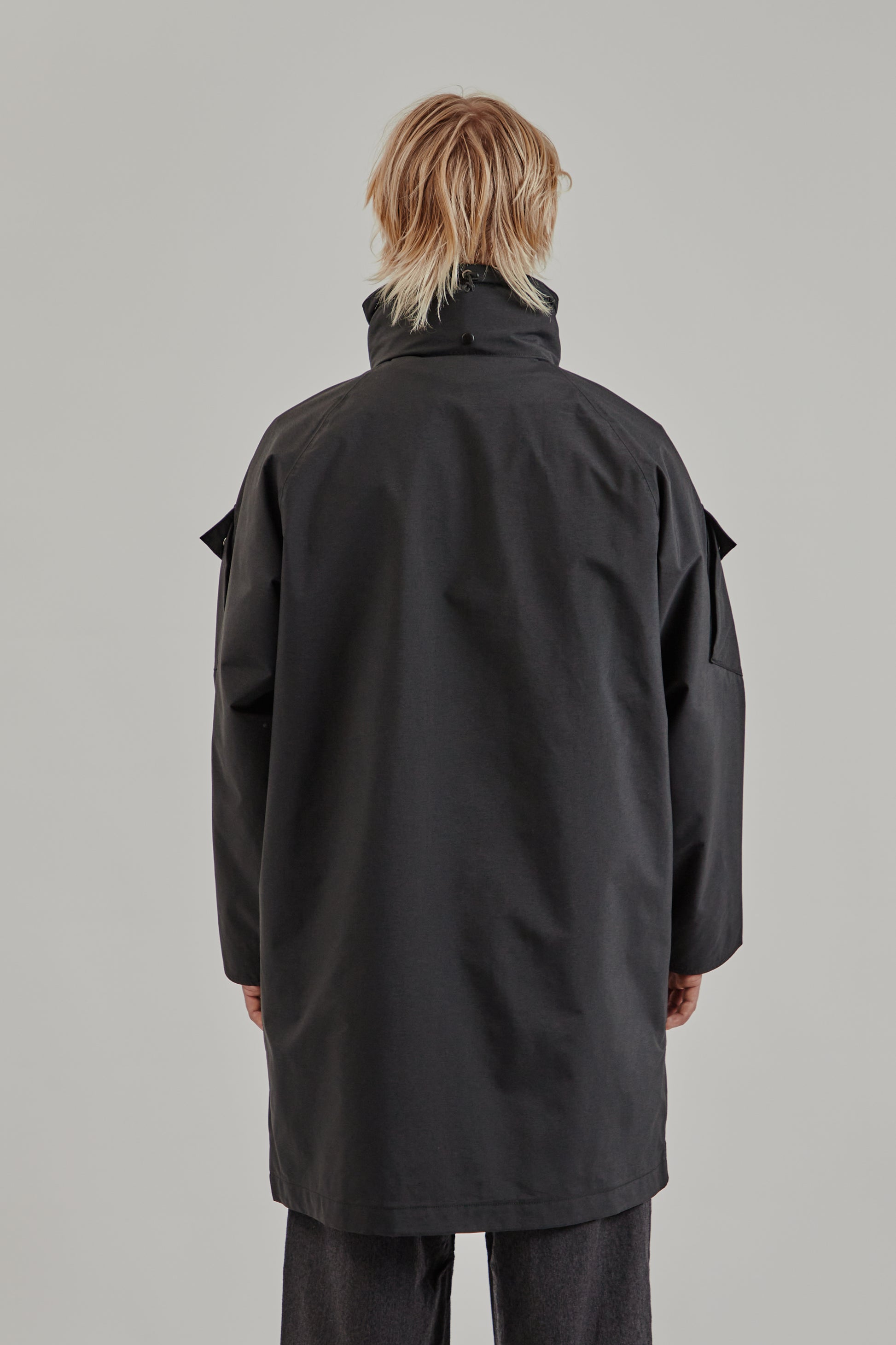 Nanamica FW25 2L Nylon Gore-Tex Cruiser Coat Black 5