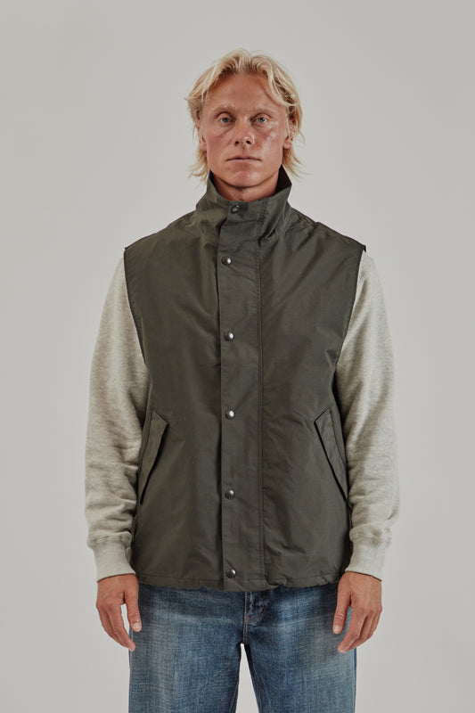 Nanamica FW25 2L PERTEX UNLIMITED Field Vest Dark Olive 2