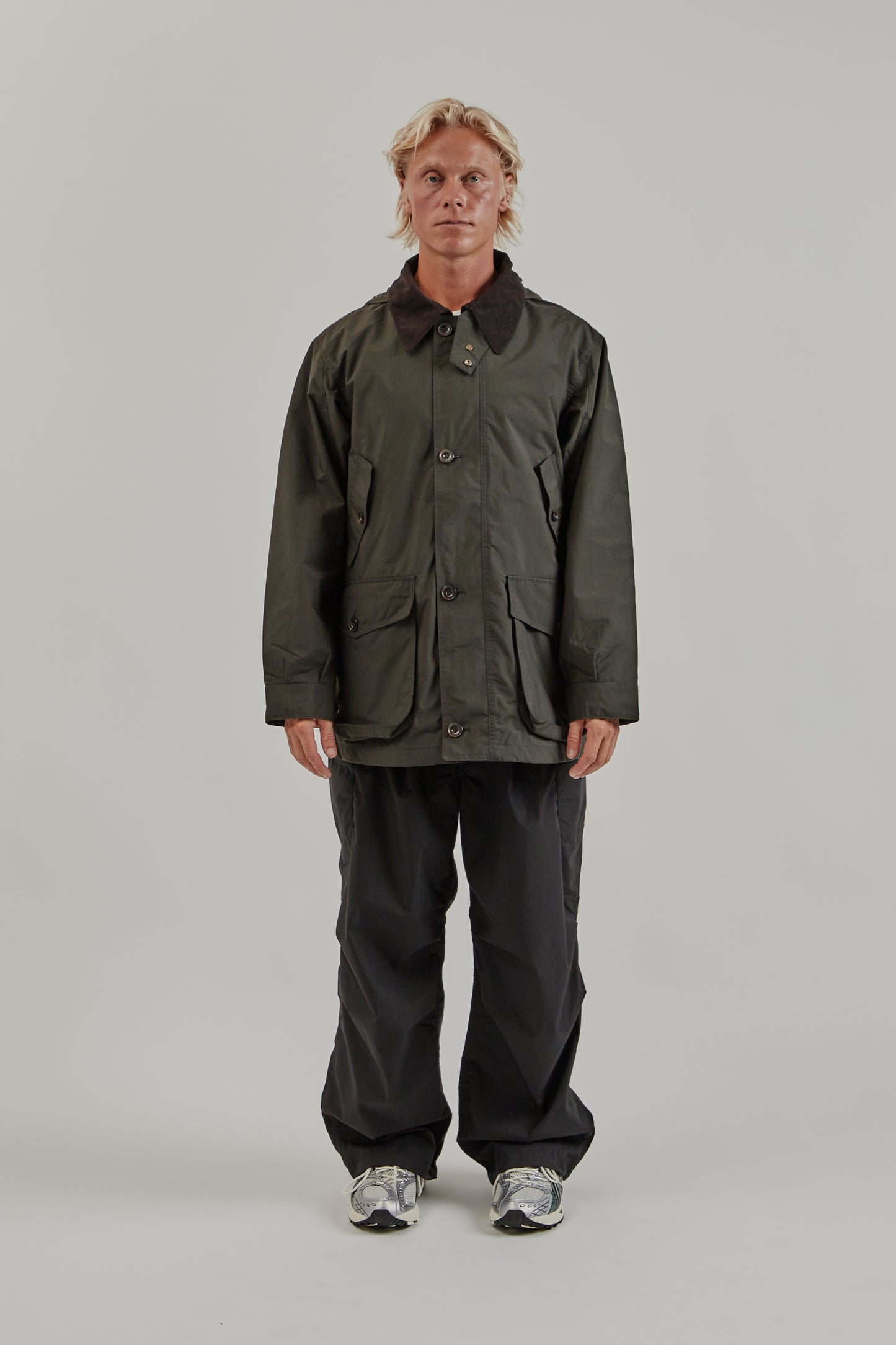 Nanamica FW25 2L Pertex Unlimited Field Jacket Dark Olive 1