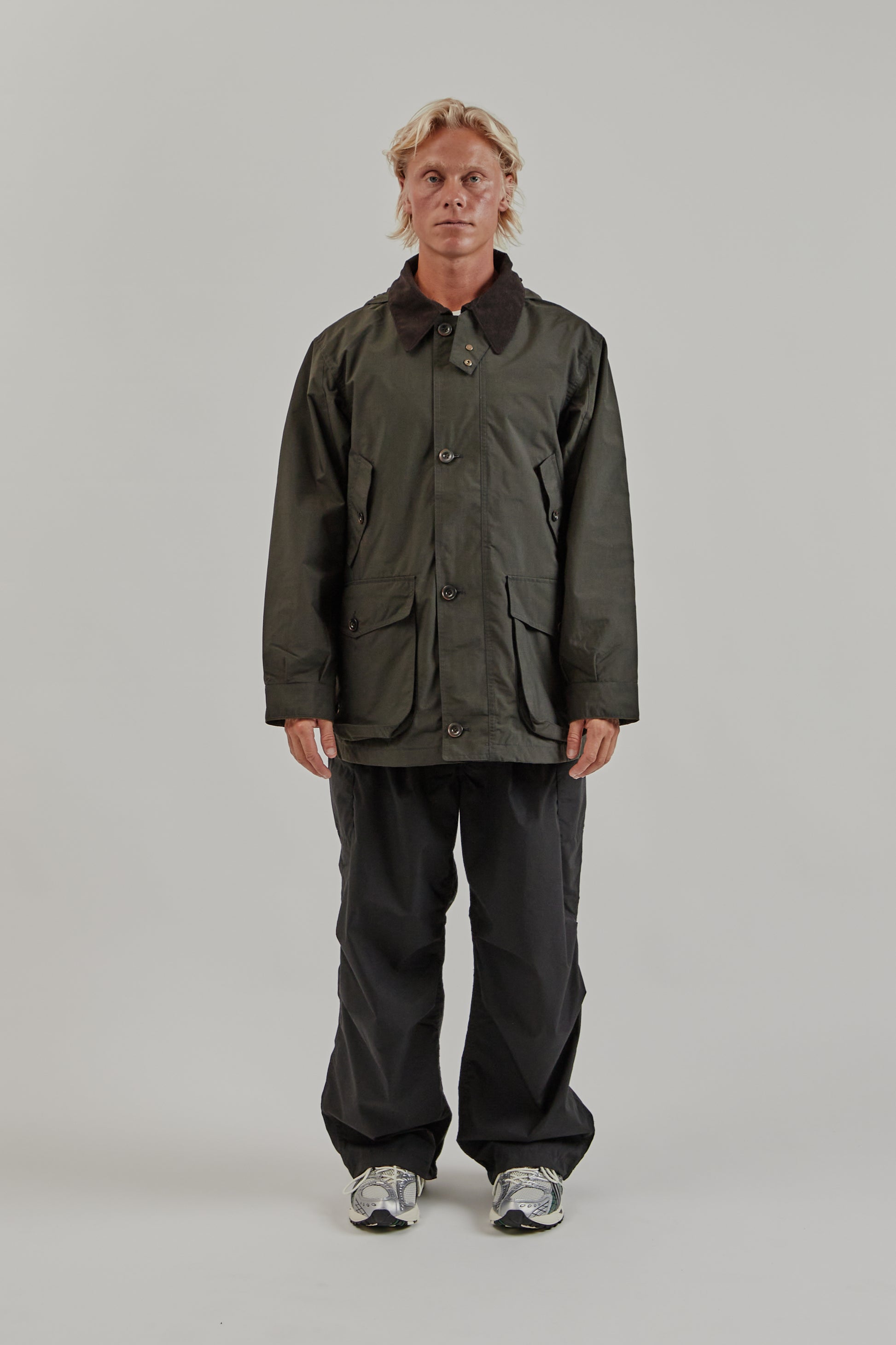 Nanamica FW25 2L Pertex Unlimited Field Jacket Dark Olive 1