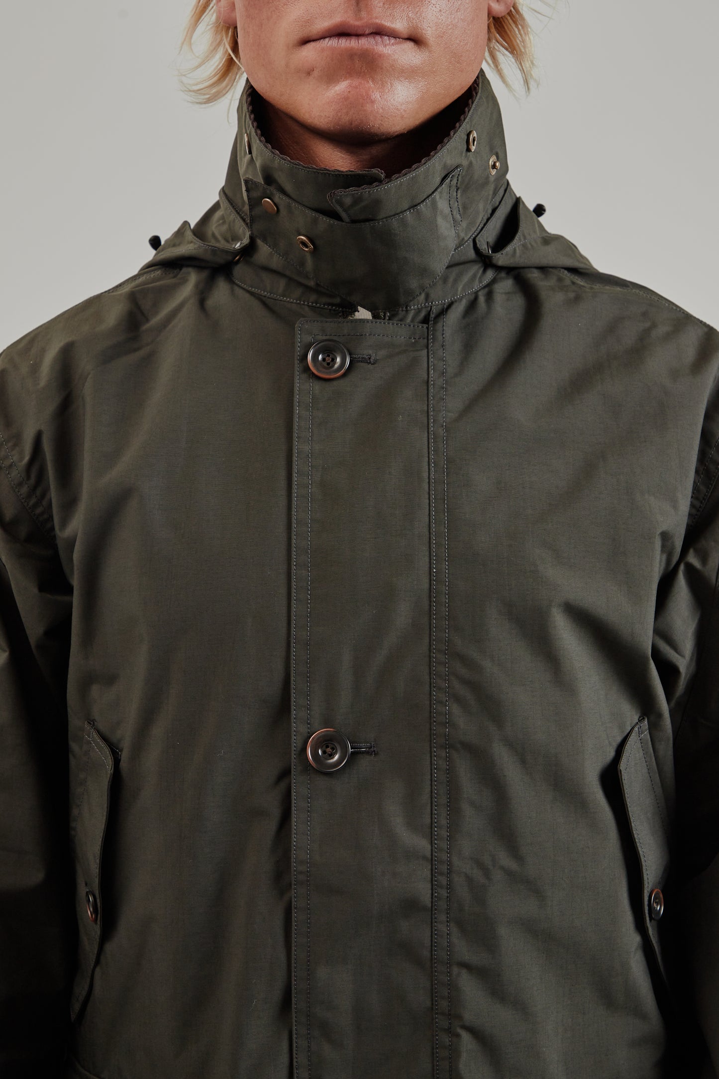 Nanamica FW25 2L Pertex Unlimited Field Jacket Dark Olive 11