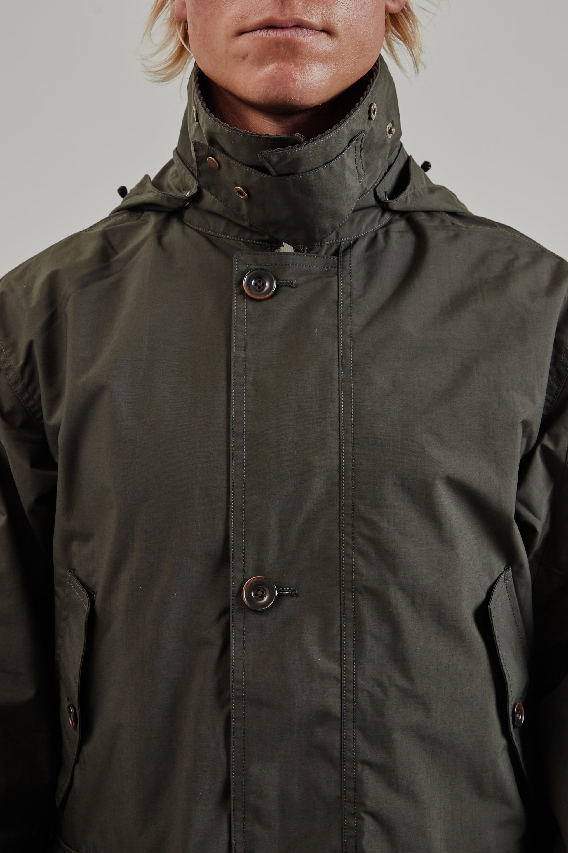 Nanamica FW25 2L Pertex Unlimited Field Jacket Dark Olive 11