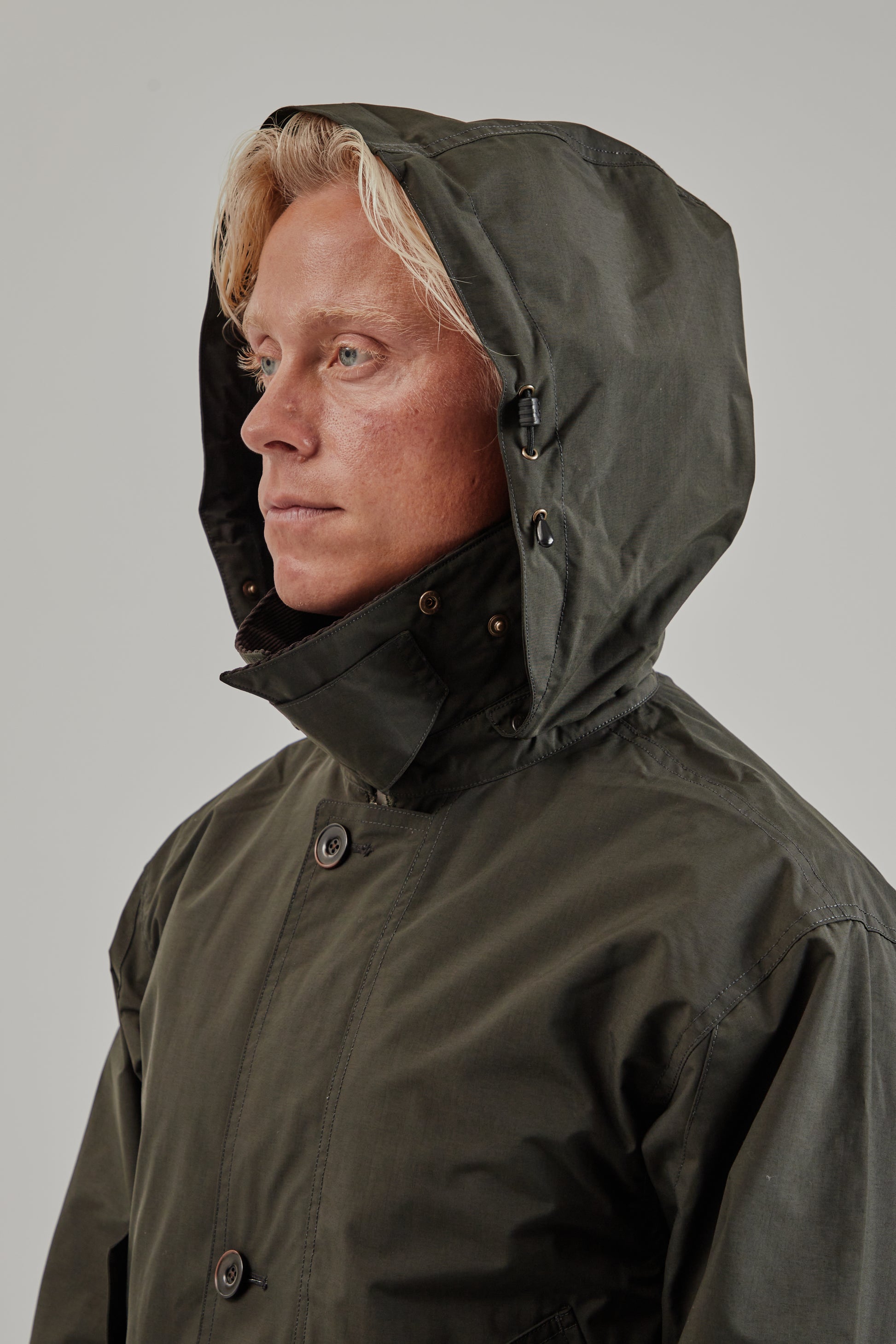 Nanamica FW25 2L Pertex Unlimited Field Jacket Dark Olive 13