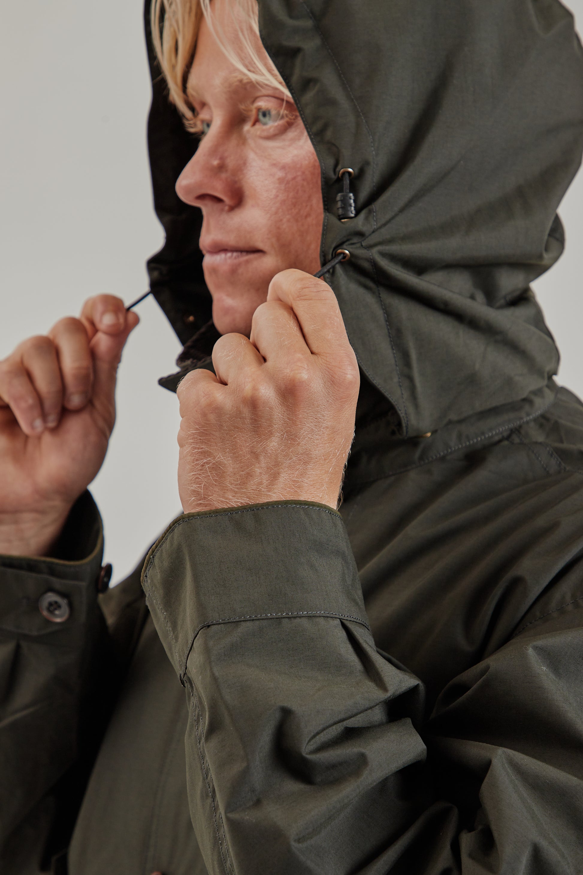 Nanamica FW25 2L Pertex Unlimited Field Jacket Dark Olive 15