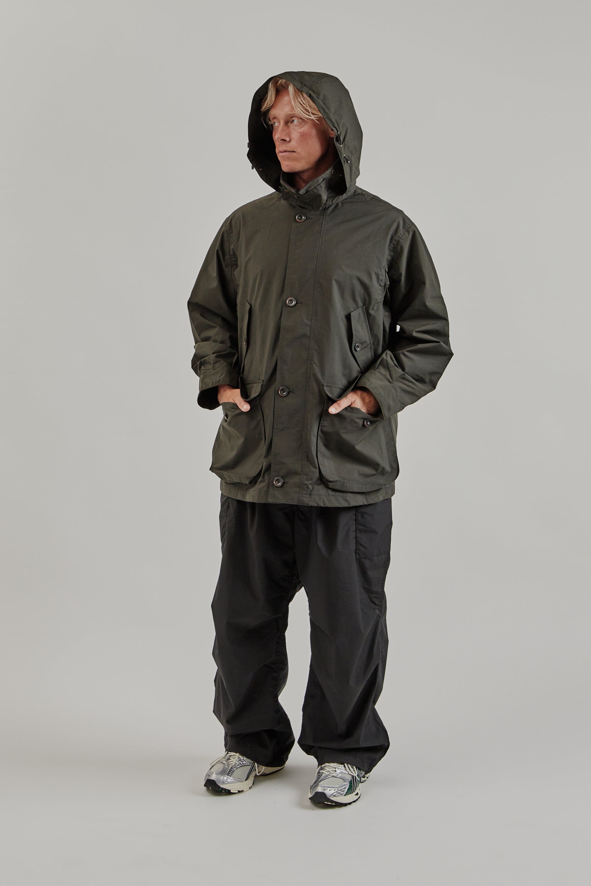 Nanamica FW25 2L Pertex Unlimited Field Jacket Dark Olive 16