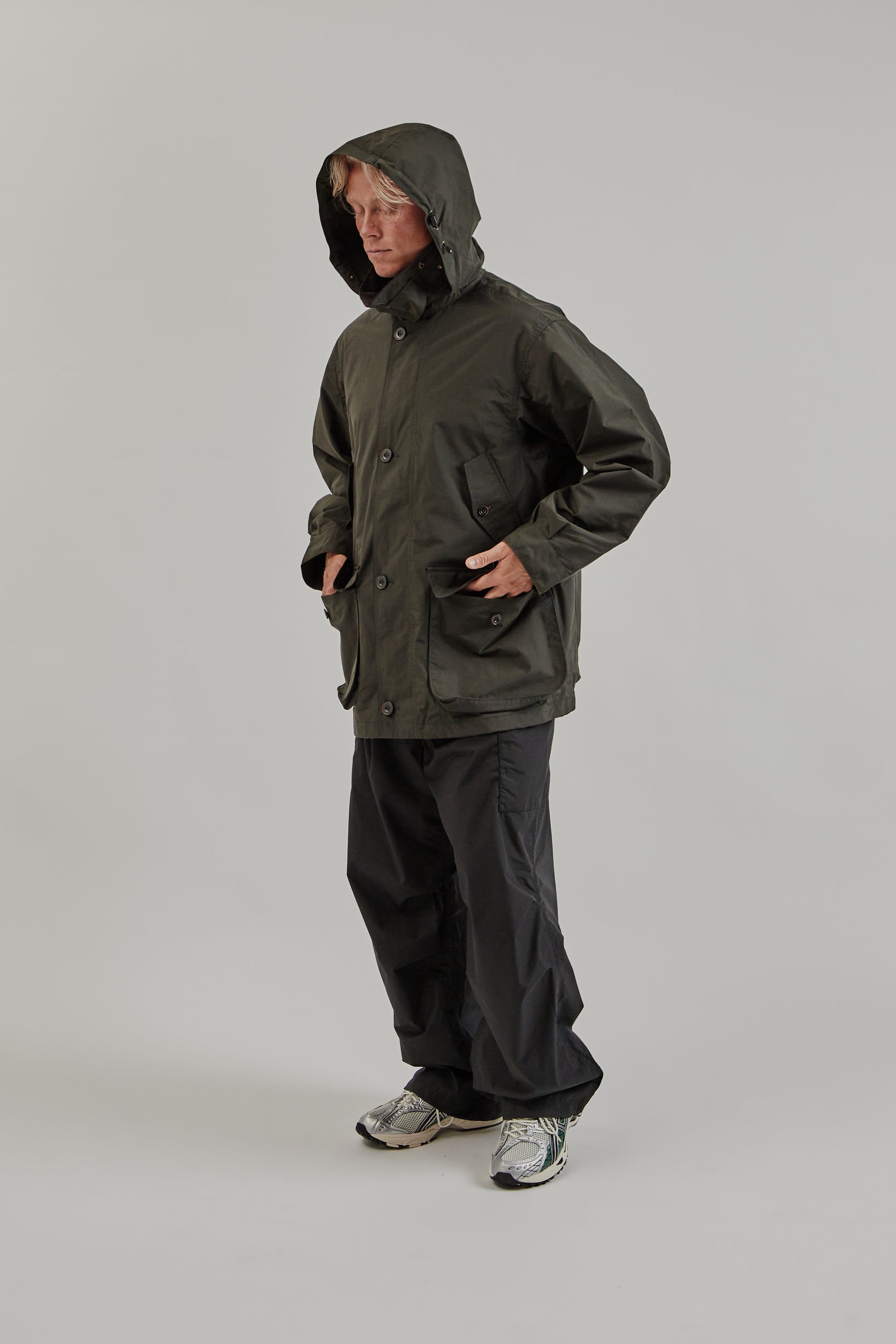 Nanamica FW25 2L Pertex Unlimited Field Jacket Dark Olive 17
