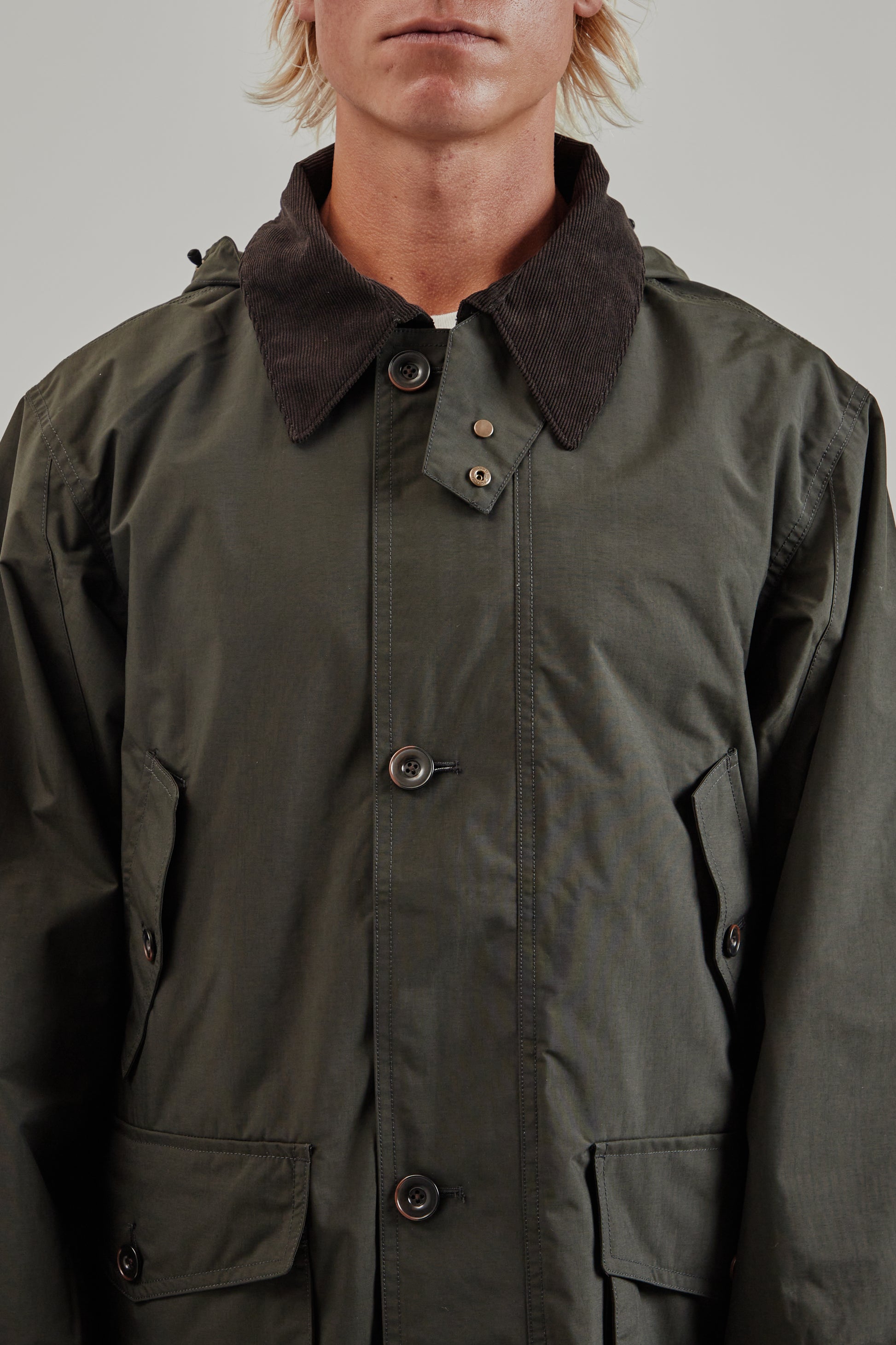 Nanamica FW25 2L Pertex Unlimited Field Jacket Dark Olive 6