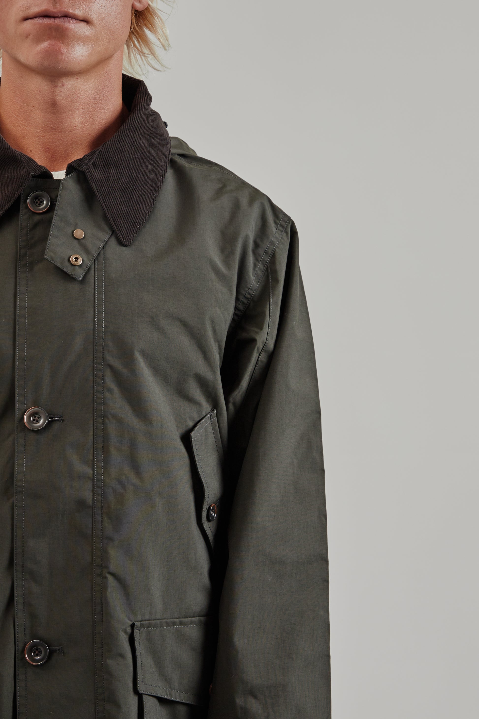 Nanamica FW25 2L Pertex Unlimited Field Jacket Dark Olive 7