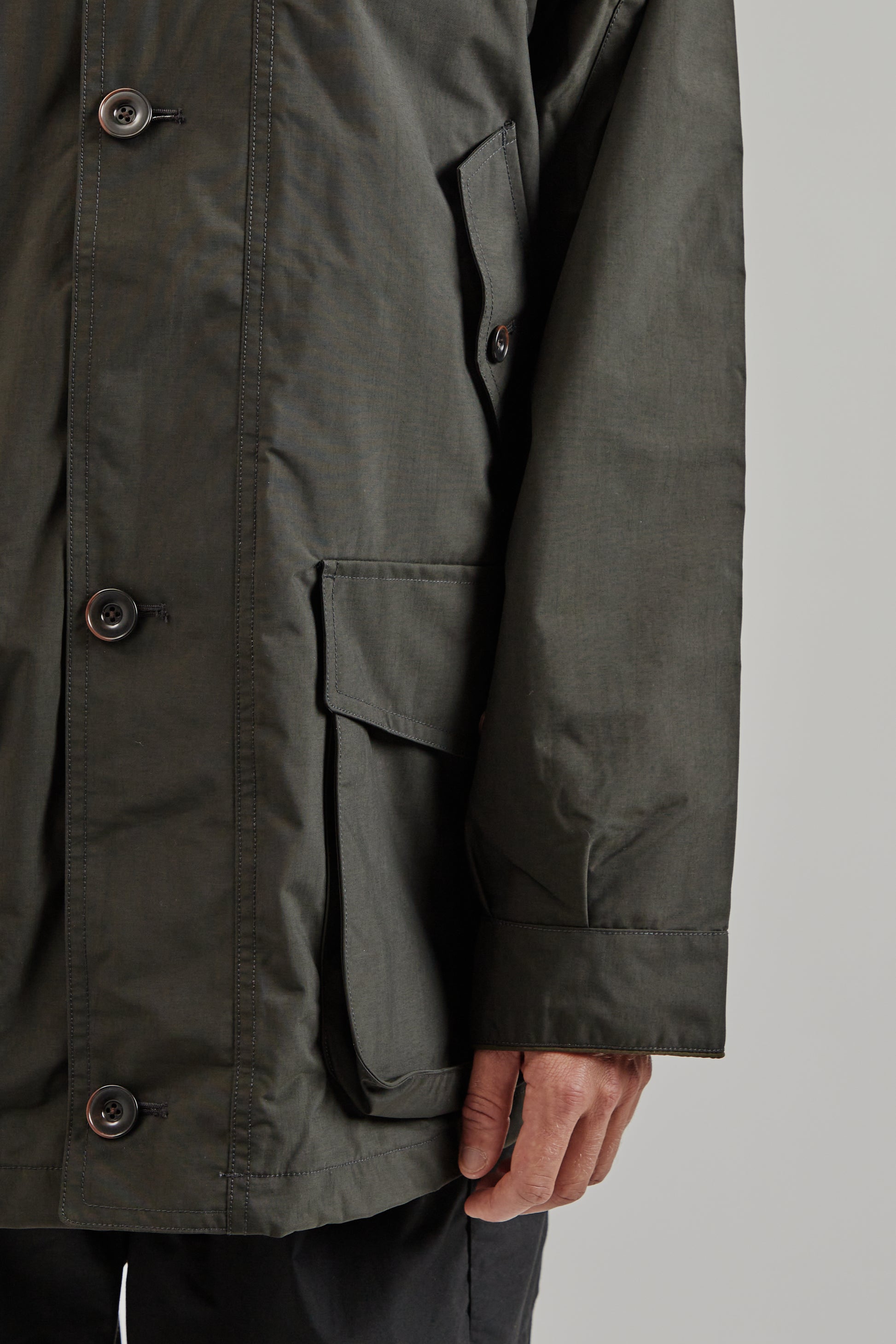 Nanamica FW25 2L Pertex Unlimited Field Jacket Dark Olive 8