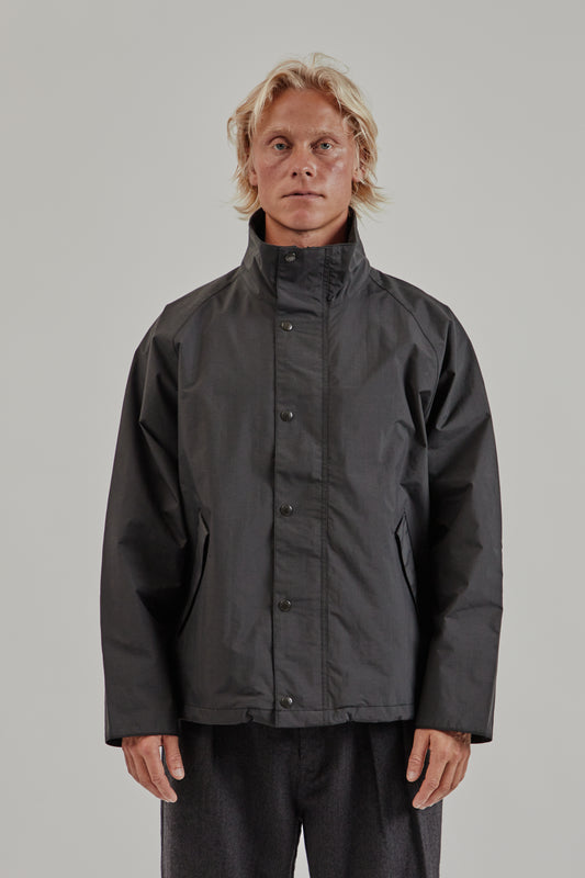 Nanamica FW25 2L Pertex Unlimited Field Short Jacket Black 2