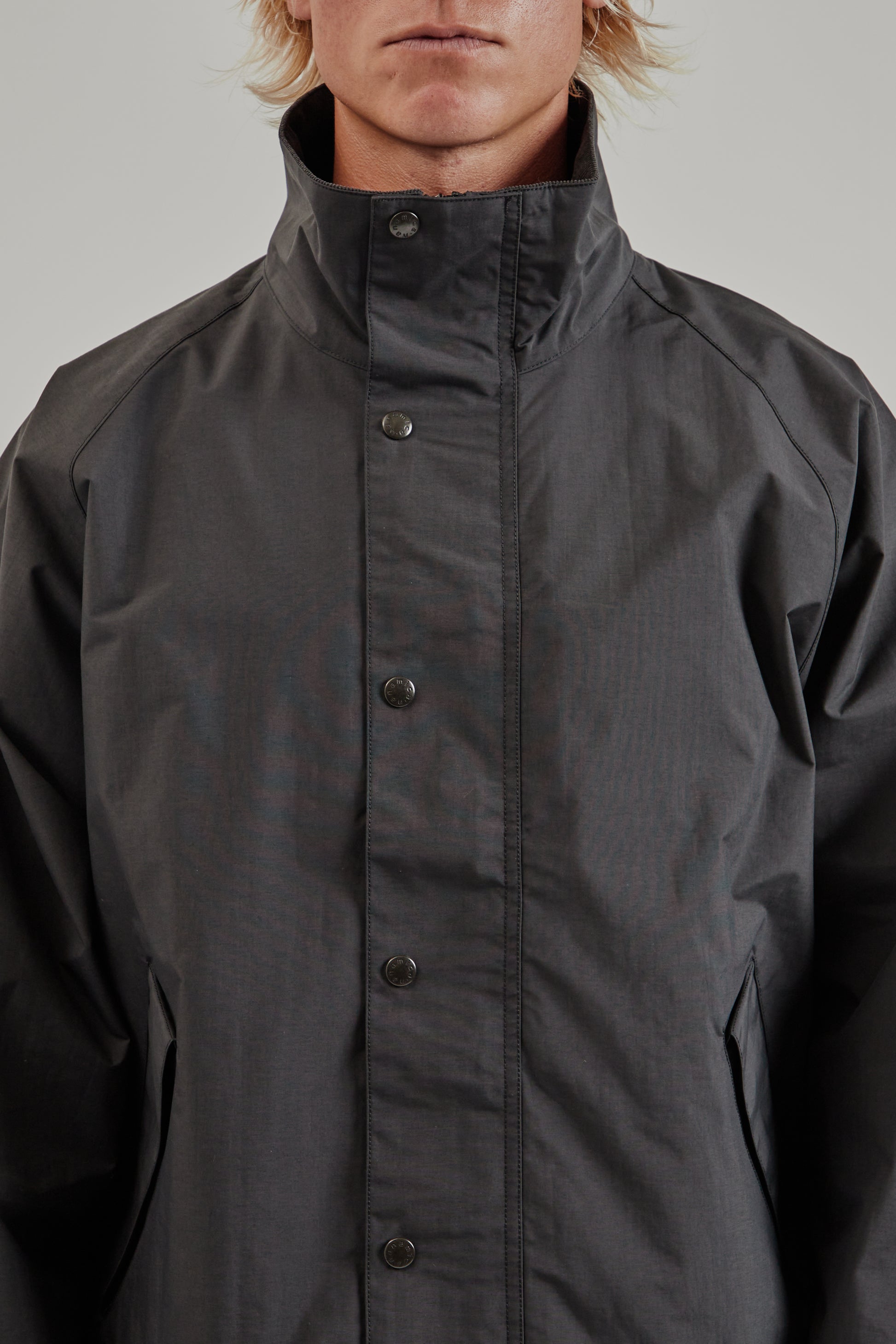 Nanamica FW25 2L Pertex Unlimited Field Short Jacket Black 6