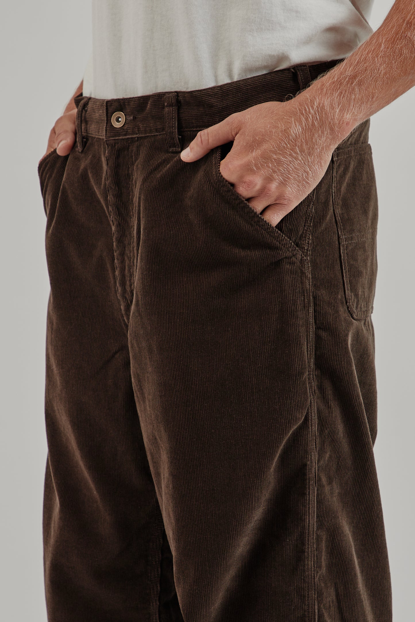 Nanamica FW25 Corduroy Dock Pants Brown 7